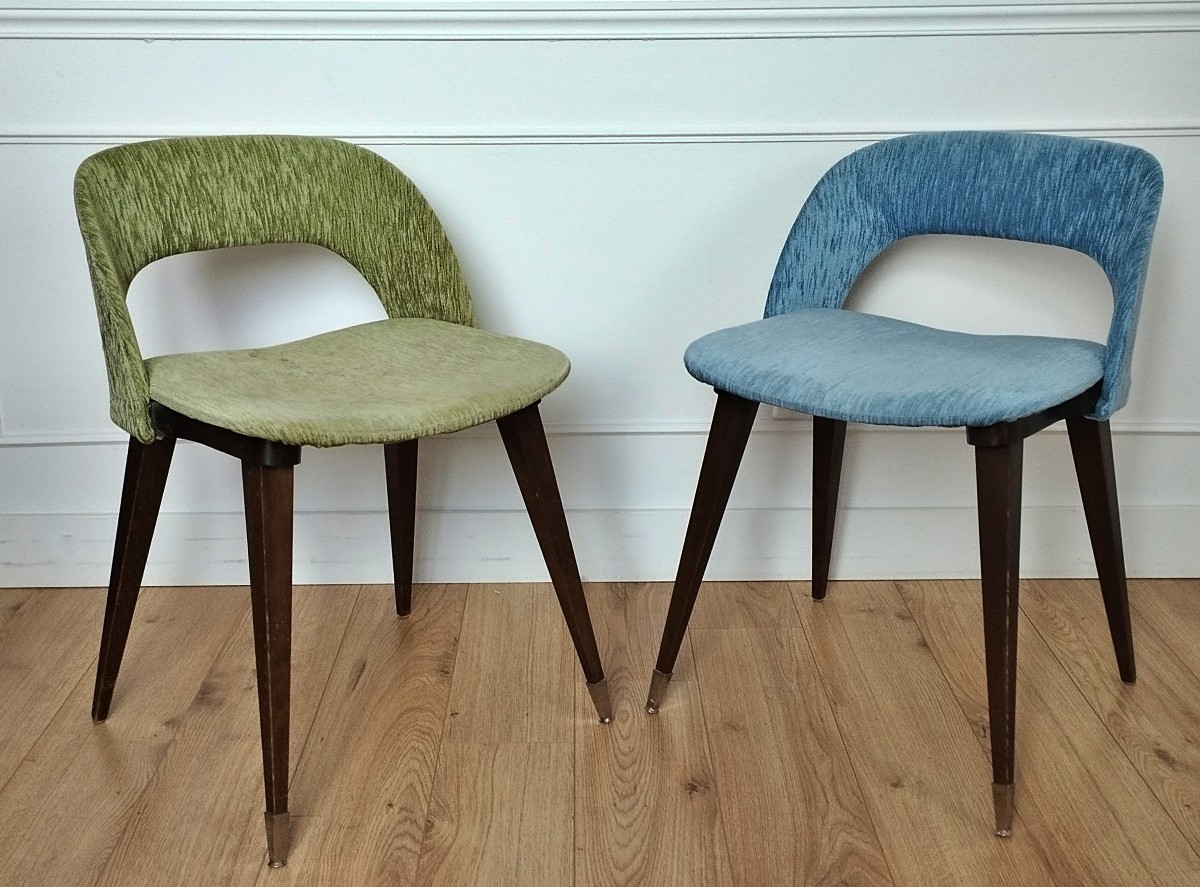 Pair Of "saarinen" Style Chairs, 1950s/60s Design-photo-2