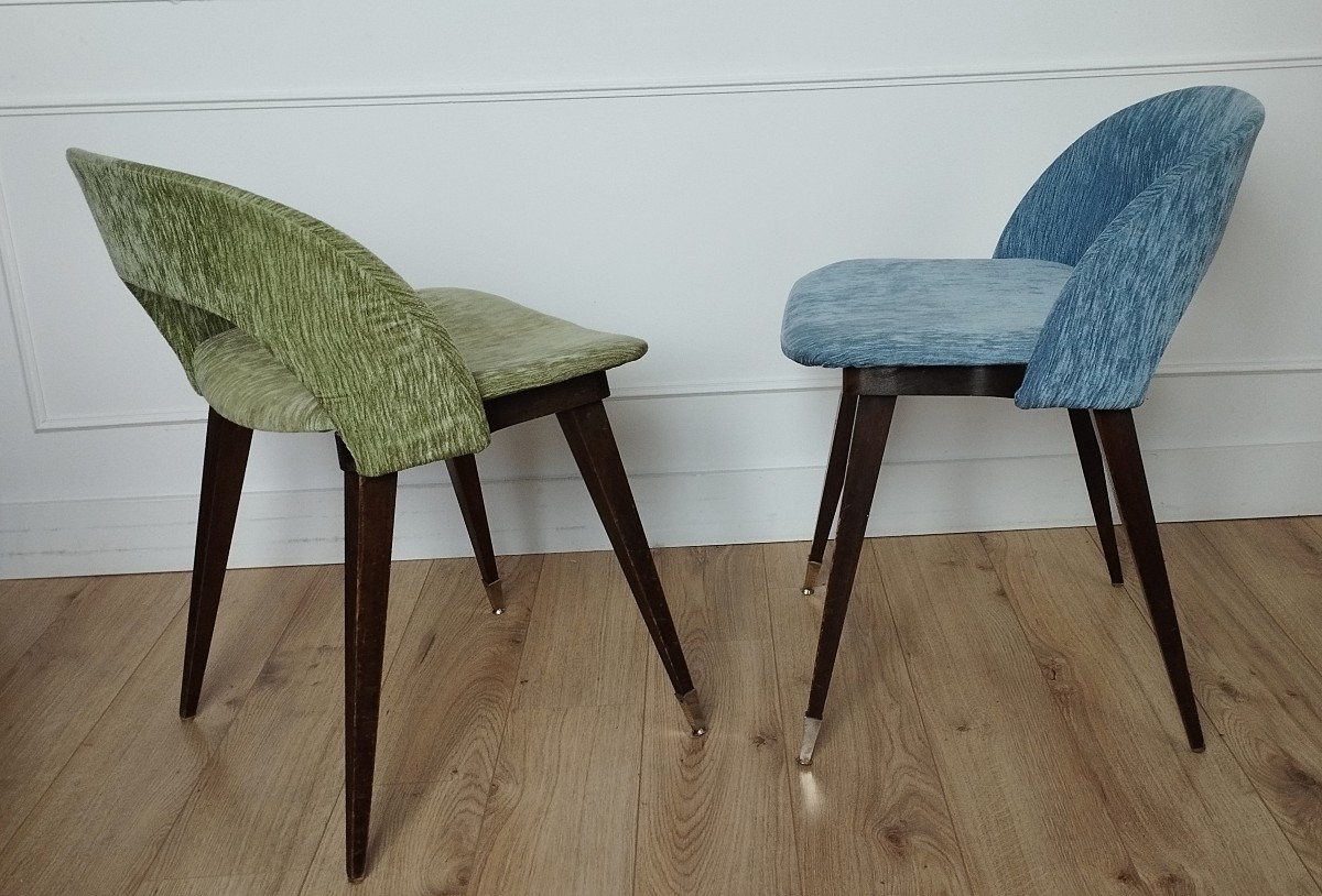 Pair Of "saarinen" Style Chairs, 1950s/60s Design-photo-4