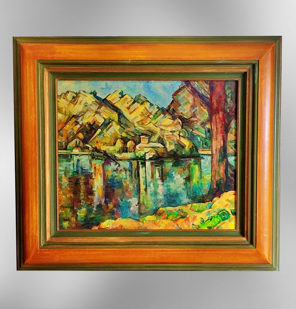 Catherine Feff After Paul Cézanne's "lake Annecy" 