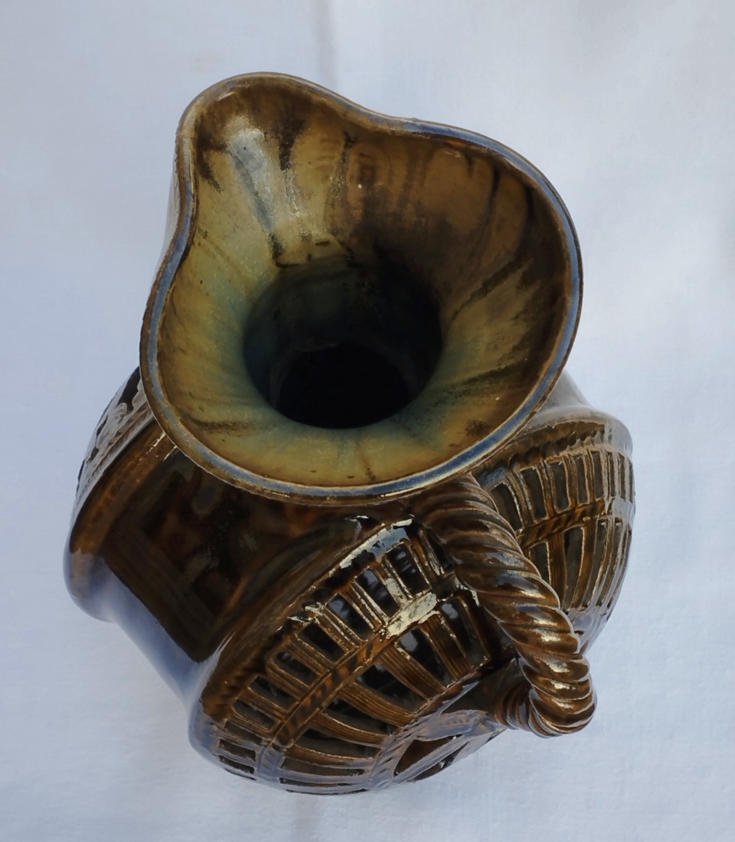 Anthropomorphic Stoneware Pitcher From Puisaye By J.claude Seguin-photo-4