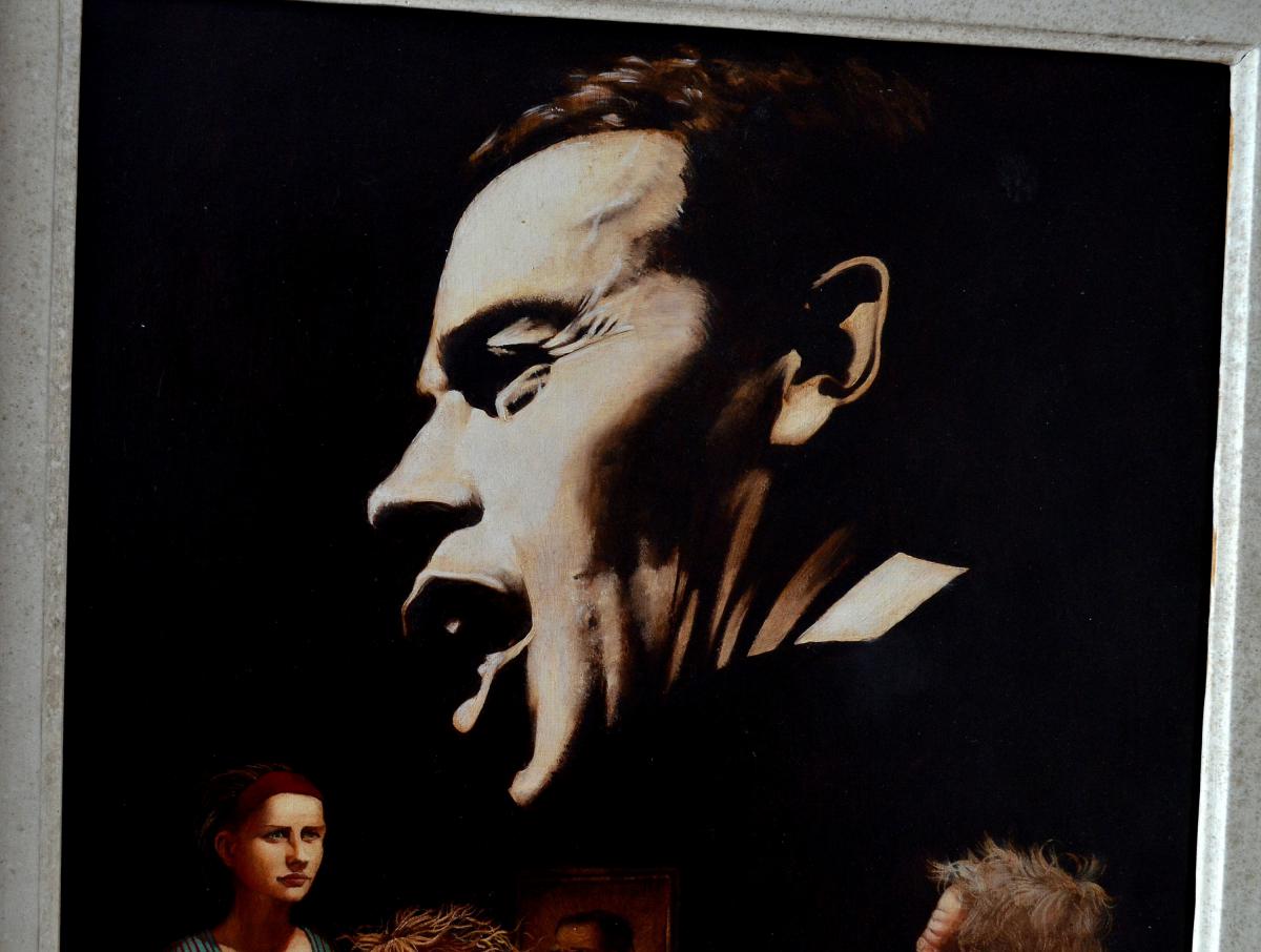 "Ces gens là" Jacques Brel Peinture par Yann Manéo -photo-4