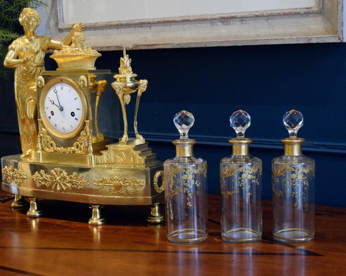 Three Baccarat Crystal Toilet Flasks-photo-6