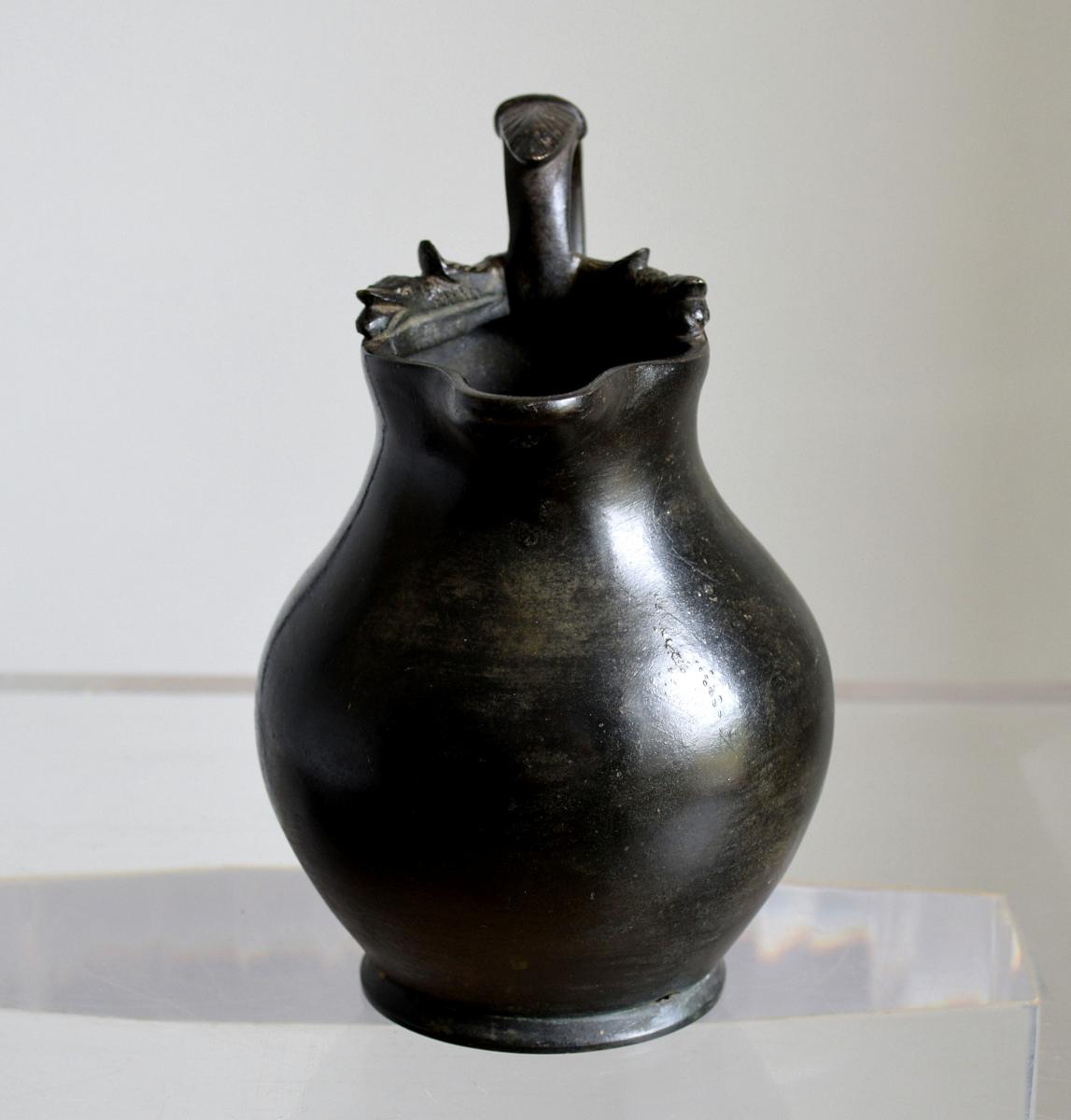 Oenochoé en bronze Objet du Grand Tour XIXè-photo-5