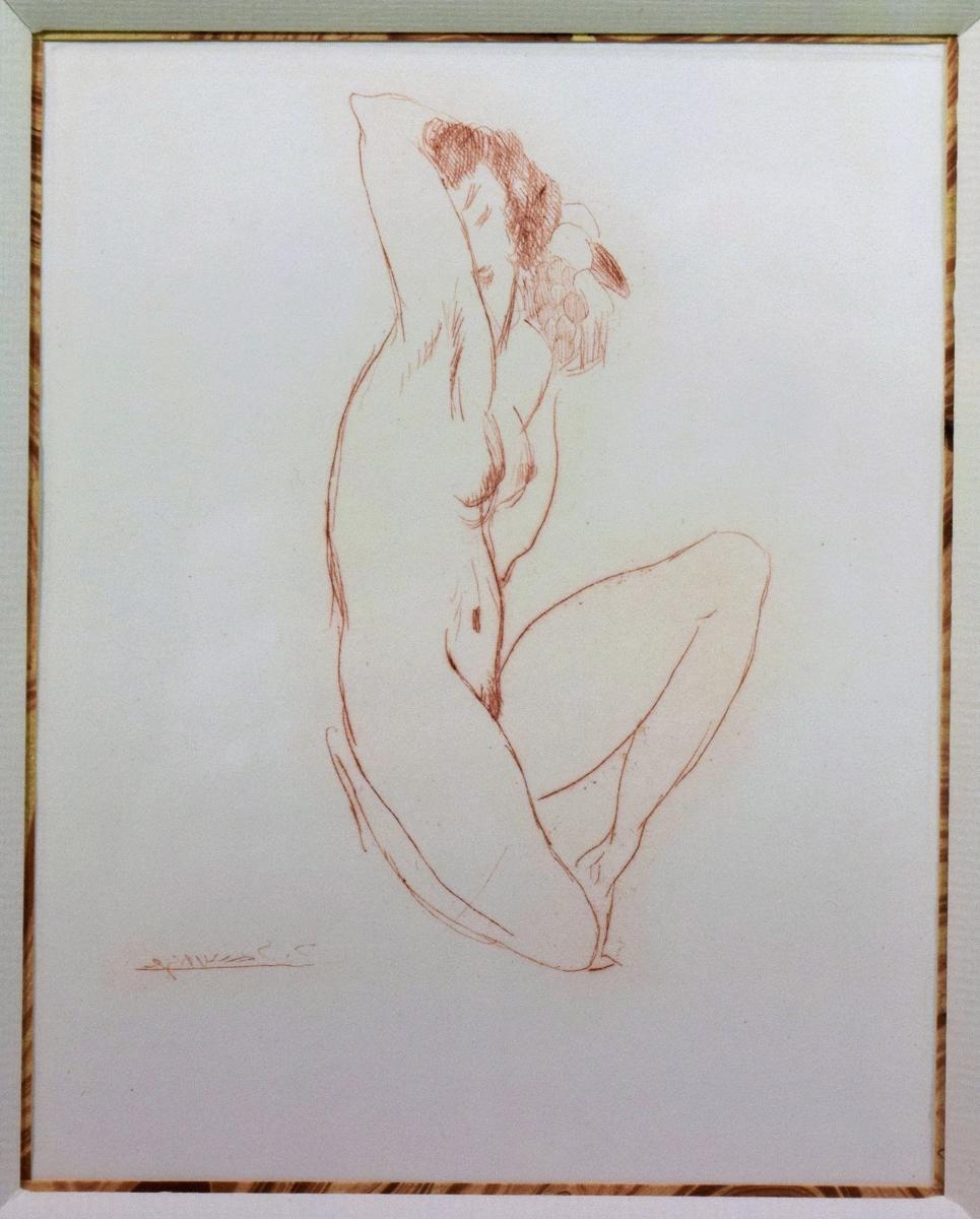 Female Nude Drawing Sanguine-photo-4