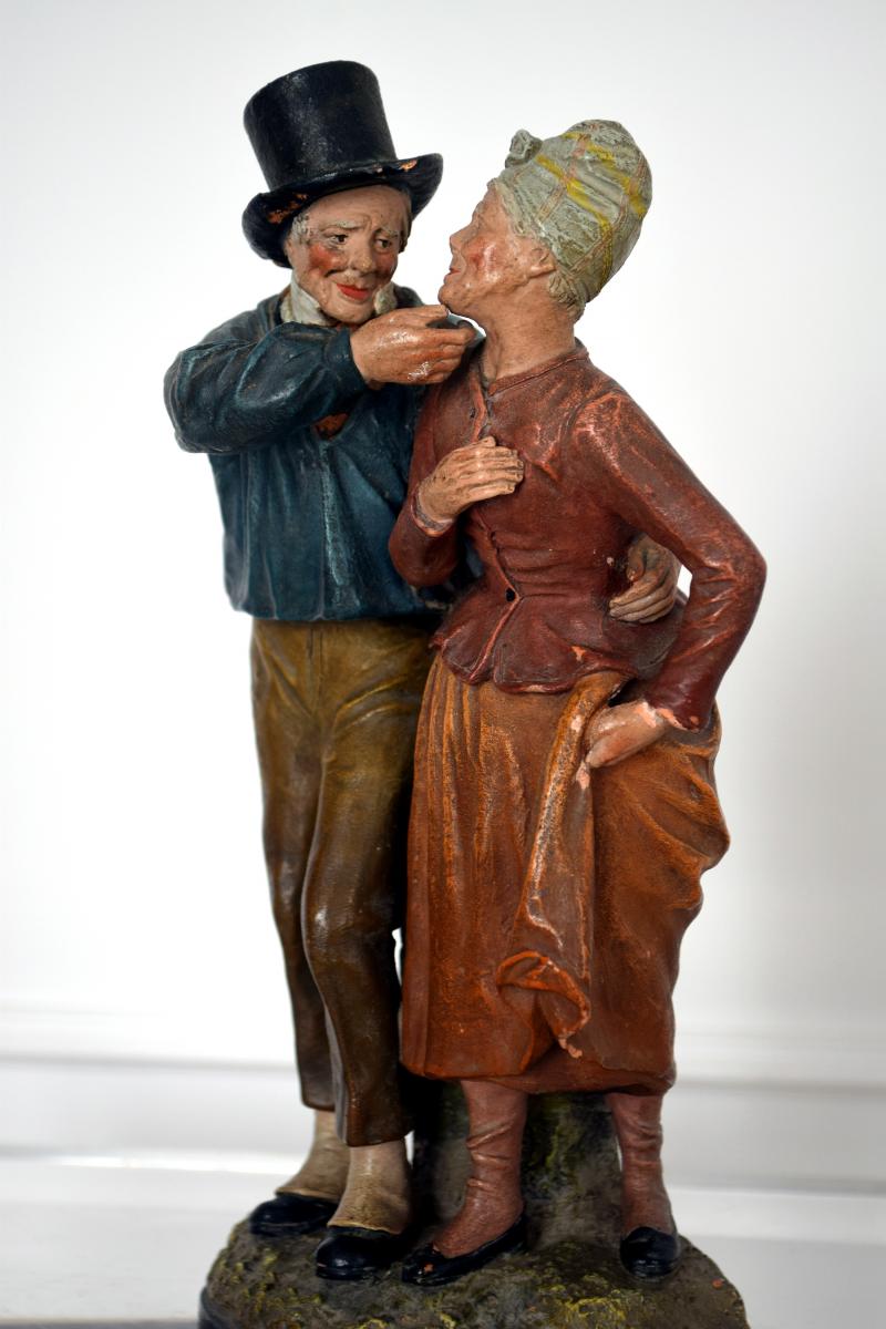 Terracotta Sculpture By Joseph The Guluche (1849-1915)-photo-6