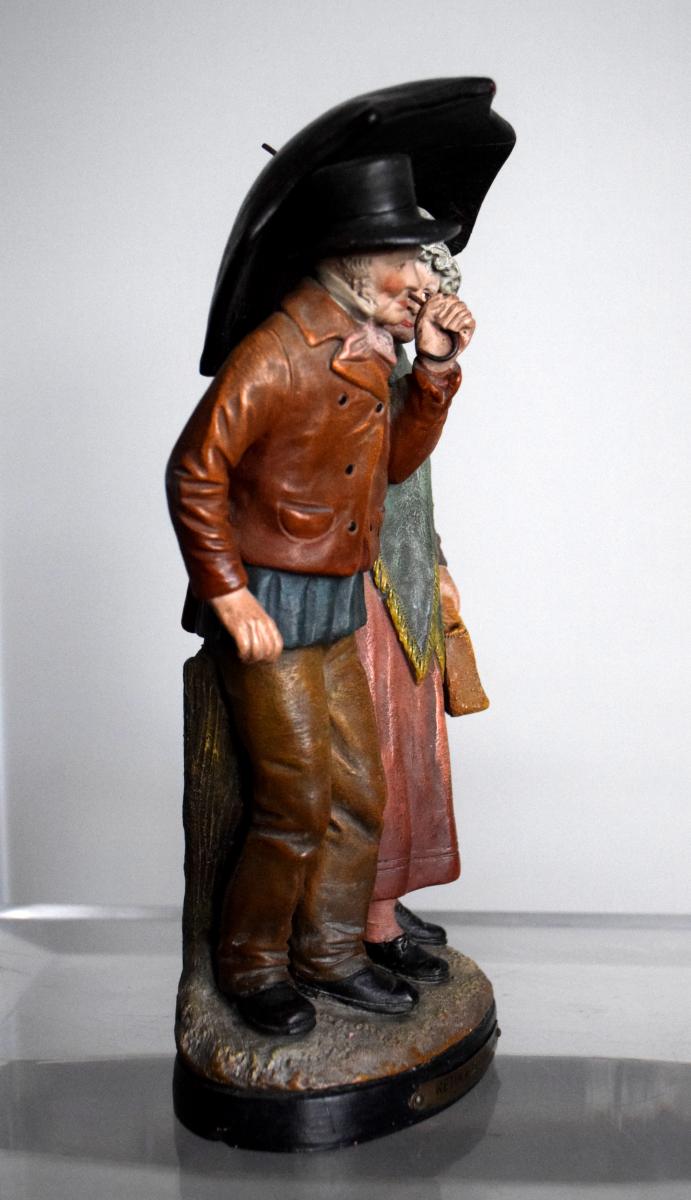 Terracotta Sculpture By Joseph Le Guluche And L.alphonse Ha-photo-1