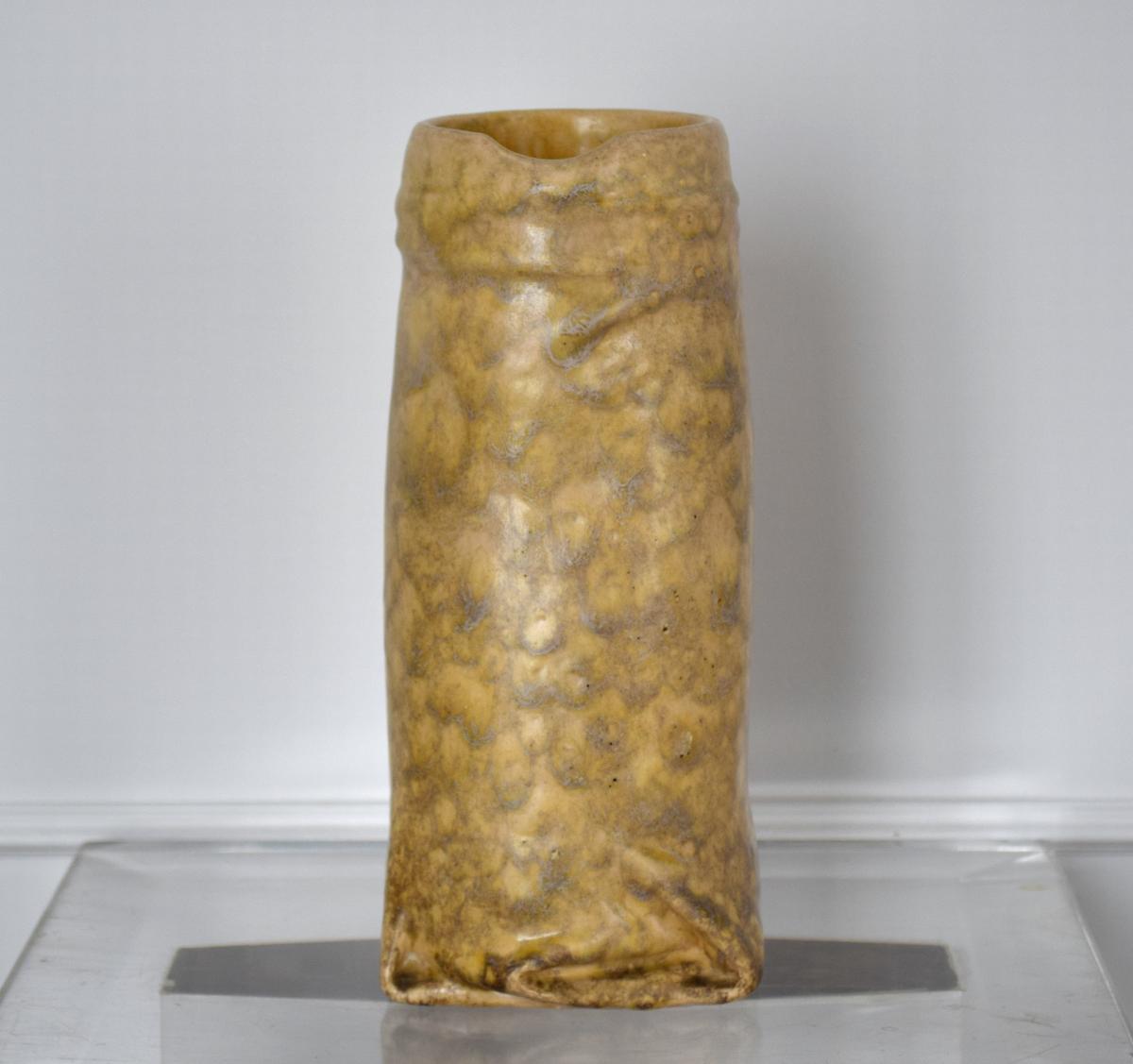 Earthenware Vase Max Blondat & Emile Decoeur Early Twentieth-photo-3