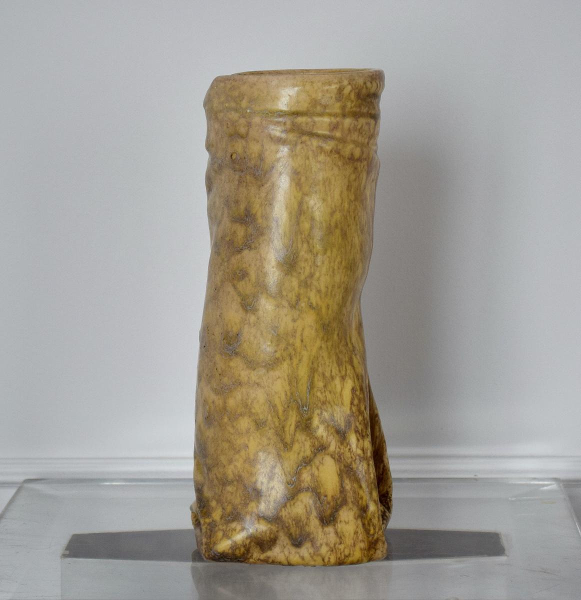 Earthenware Vase Max Blondat & Emile Decoeur Early Twentieth-photo-4