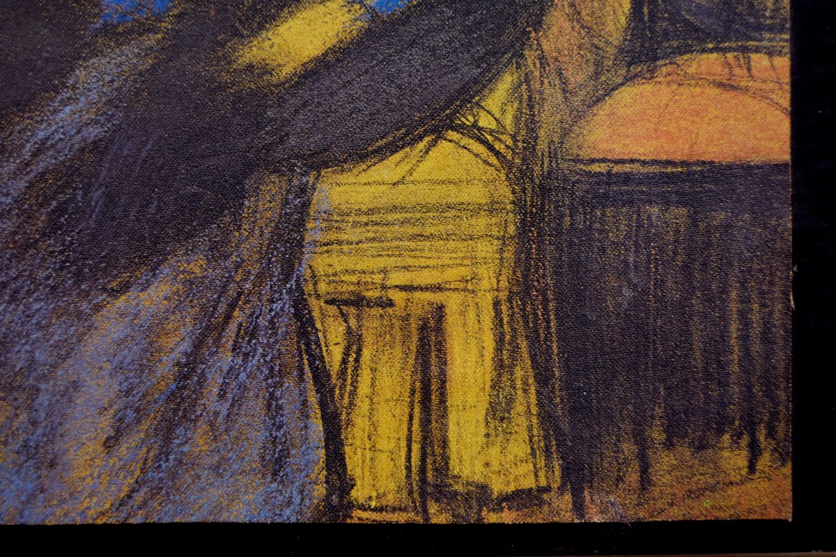 Sérigraphie sur toile d'après Pablo Picasso La femme au châle-photo-2