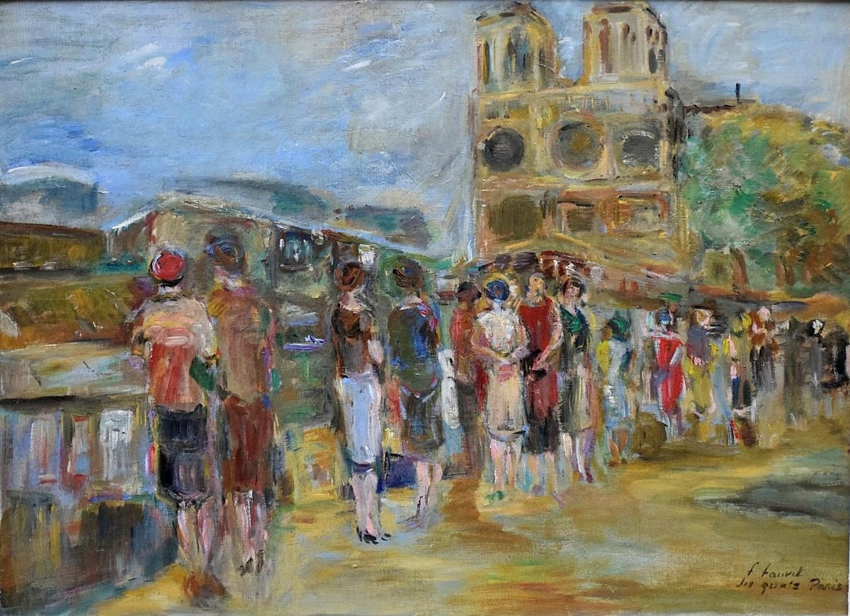 The Docks And Notre Dame Paris By Françoise Fauvet-photo-1