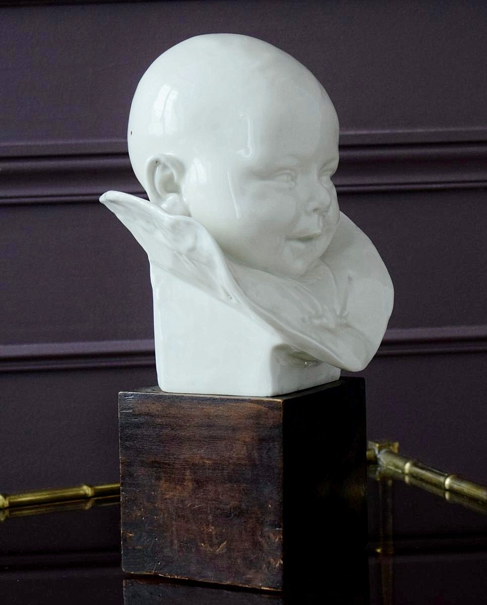 Max Blondat "child" In Porcelain Of Paris-photo-1