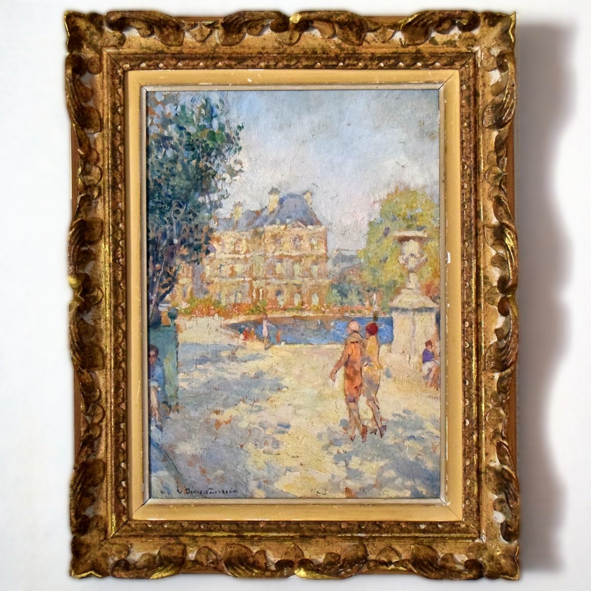 The Luxembourg Garden By Louis Denis-valverane