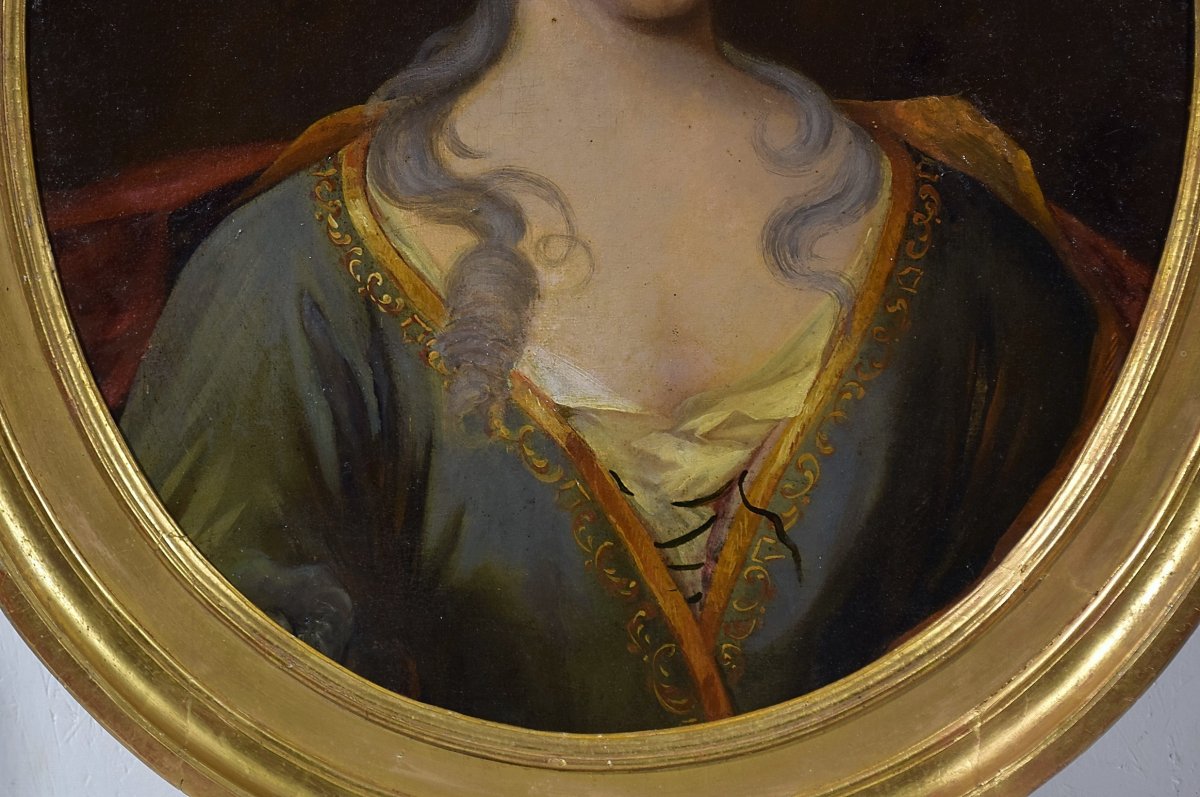 Portrait de femme noble XVIII&egrave;me-photo-1