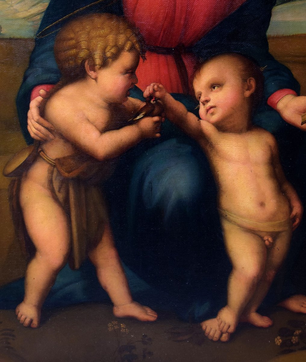 The Virgin With Chardonneret After Raphael XVIIIth-photo-4