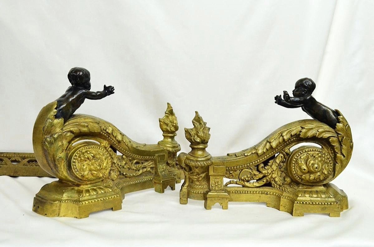 Pair Of Andirons-photo-2