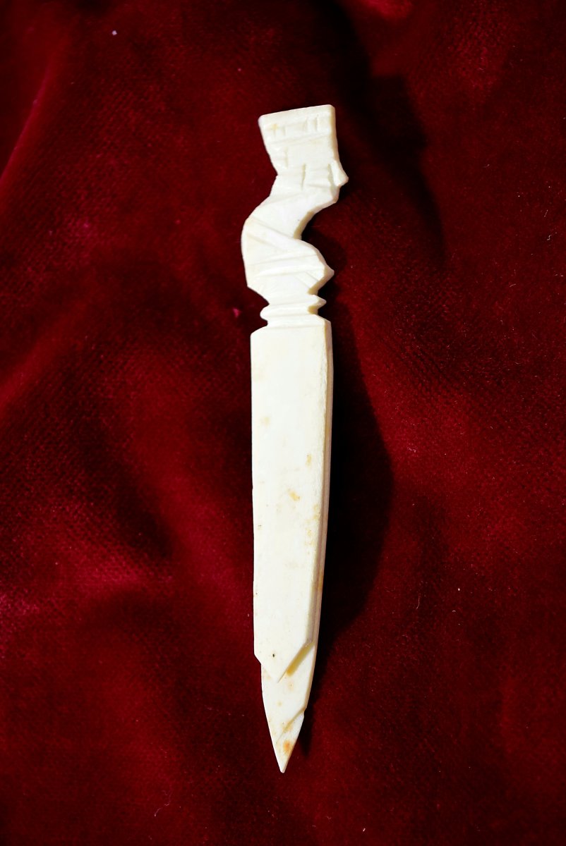 Three Carved Ivory Bookmarks-photo-3