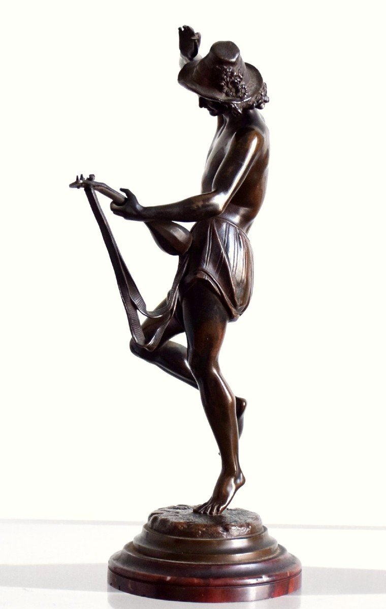 The Florentine Musician Bronze By Carrier-belleuse-photo-6