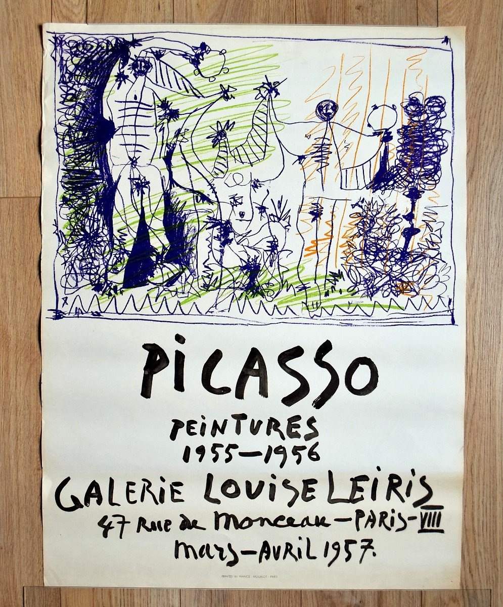 Original Picasso 1957 Poster By Mourlot