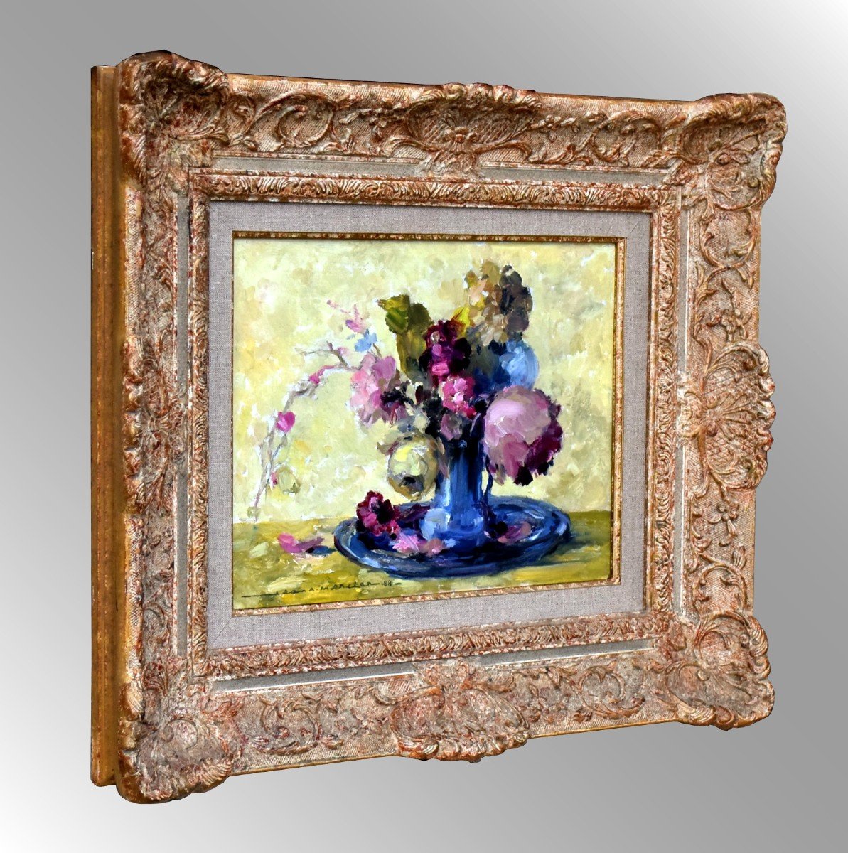 Jean-adrien Mercier Bouquet Of Flowers Post-impressionist-photo-4