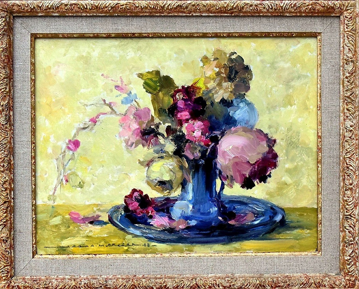 Jean-adrien Mercier Bouquet Of Flowers Post-impressionist-photo-1