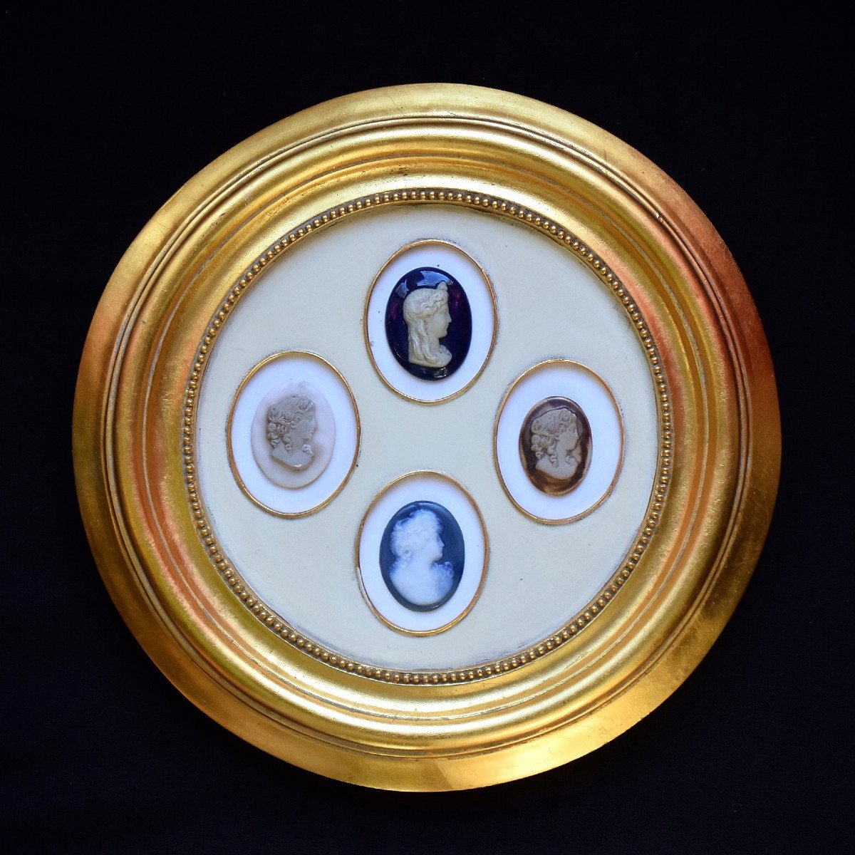 Porcelain Cameo Set