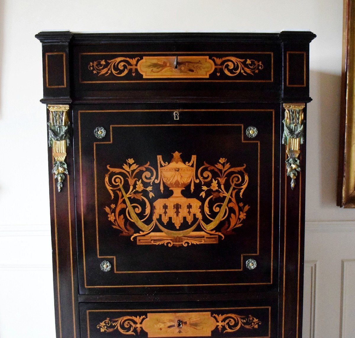 Louis XVI Style Secretaire, Napoleon III Period-photo-3