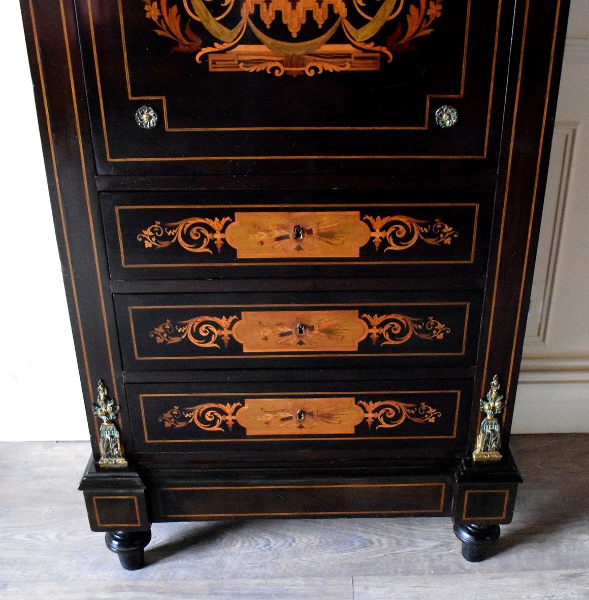 Louis XVI Style Secretaire, Napoleon III Period-photo-5