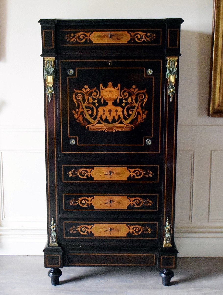 Louis XVI Style Secretaire, Napoleon III Period