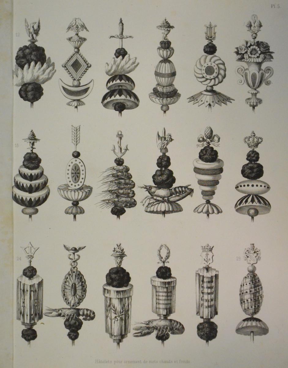 47 Hâtelets Silver Plated Skewers Ornamental Dishes-photo-5
