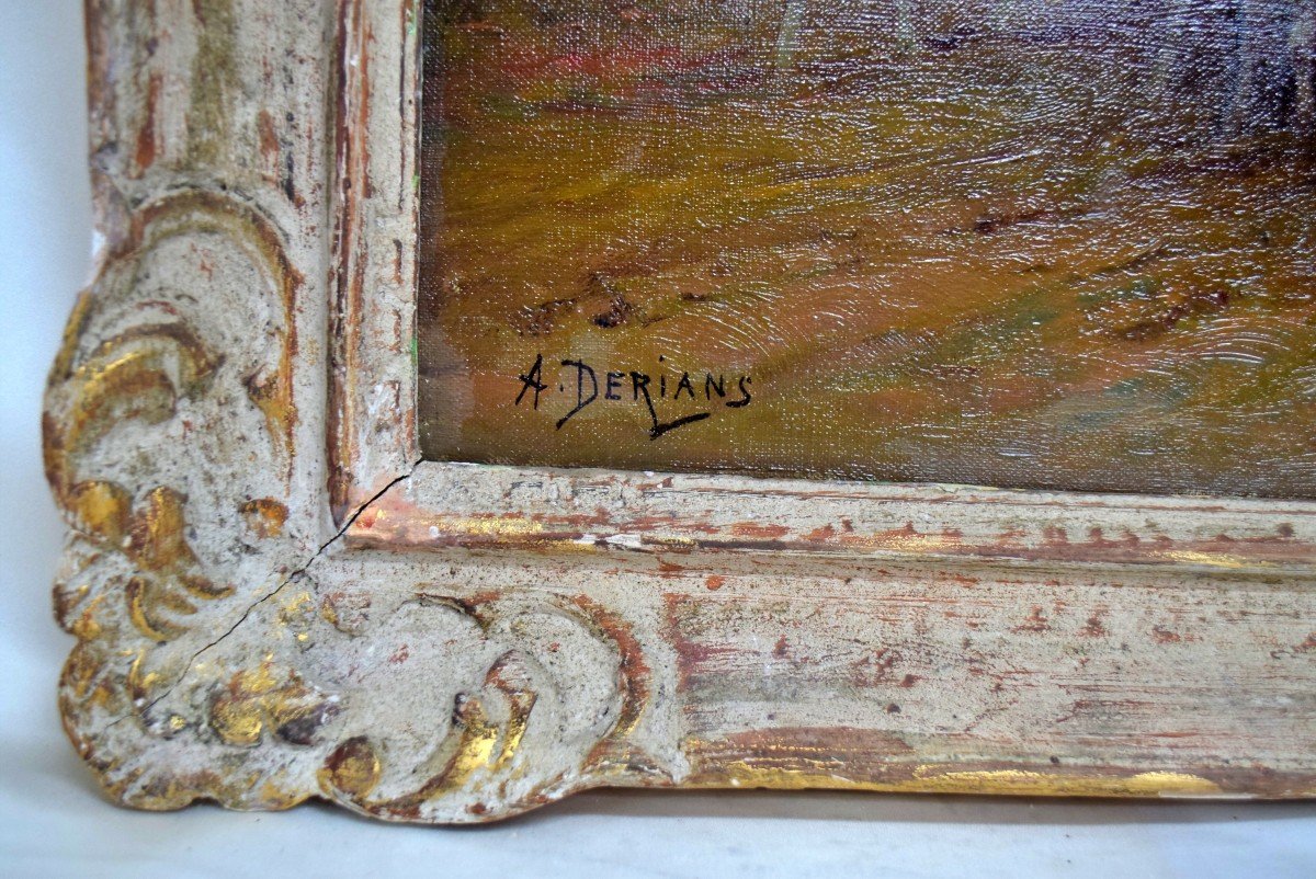 Return Of The Herd By A. Derians XIXth-photo-4