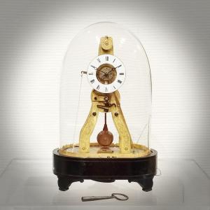 Skeleton Clock Making Napoleon III Alarm Clock. Honorable Mentions. Exhibitions Paris London