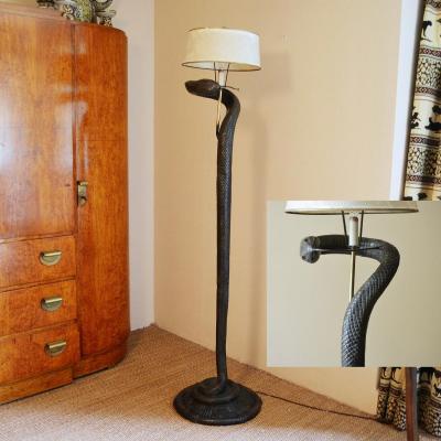 Floor Lamp Bronze Boa House Romeo Paris 1970