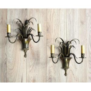 Pair Of Sconces From Maison Charles