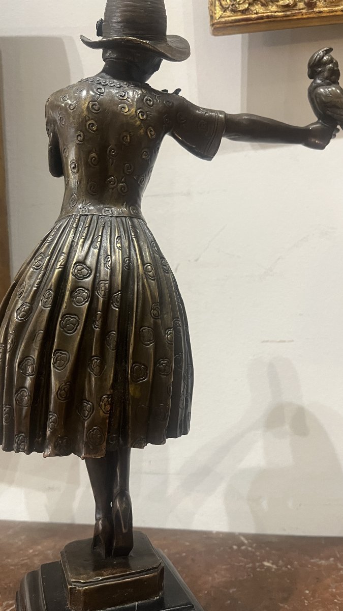 Bronze  Art Deco   -photo-2
