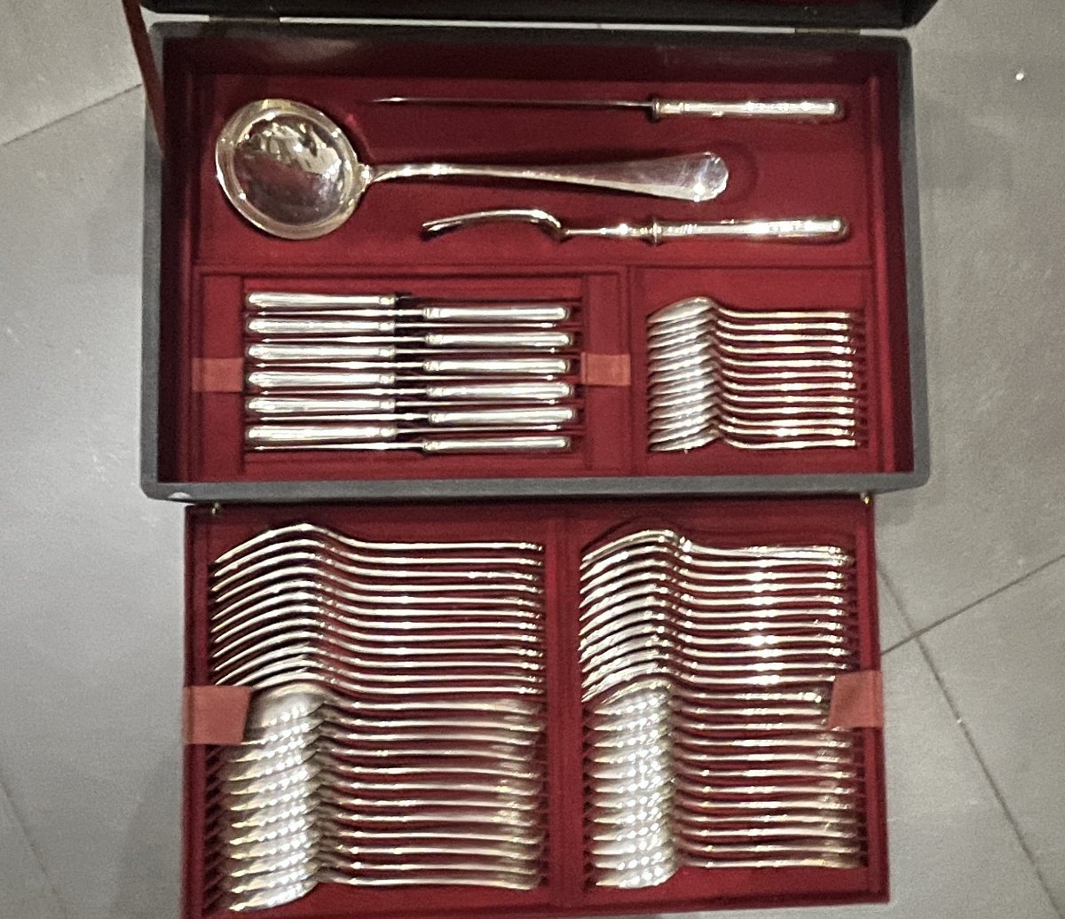 Christofle Silver-plated Metal Cutlery Set