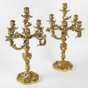 Pair Of Candelabras