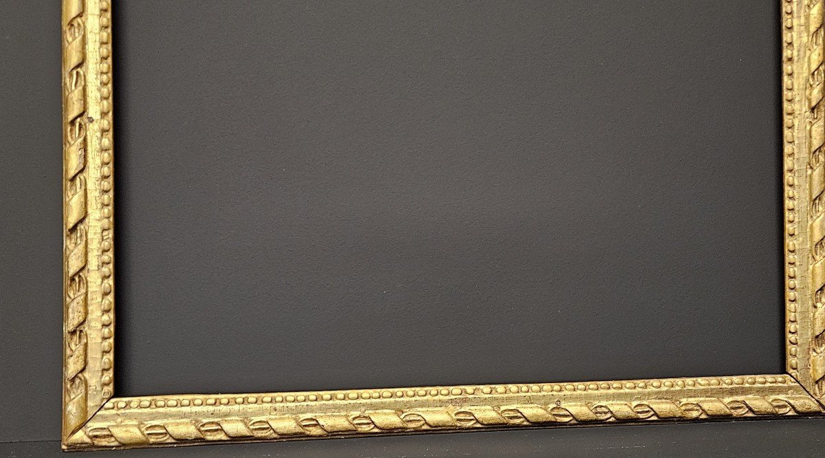 Gilded And Carved Wood Frame From The 18th Century-photo-2