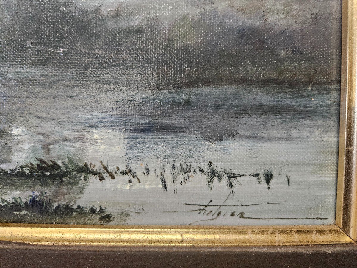 Jean Bernard Trotzier 1950 Animated Lake Landscape-photo-4