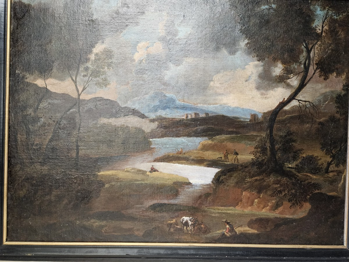 Italian Landscape Attributed To Gaspard Dughet-photo-2