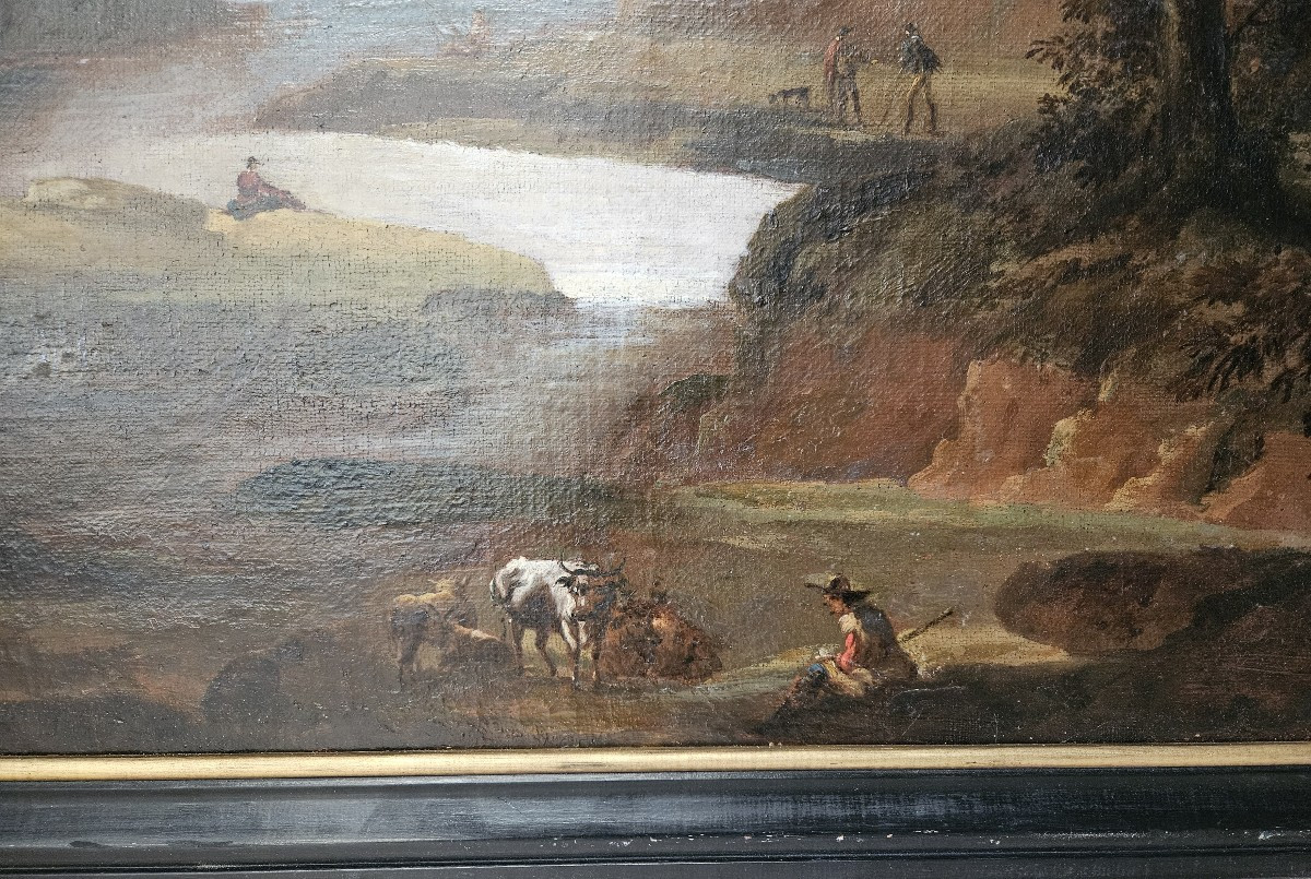Italian Landscape Attributed To Gaspard Dughet-photo-3