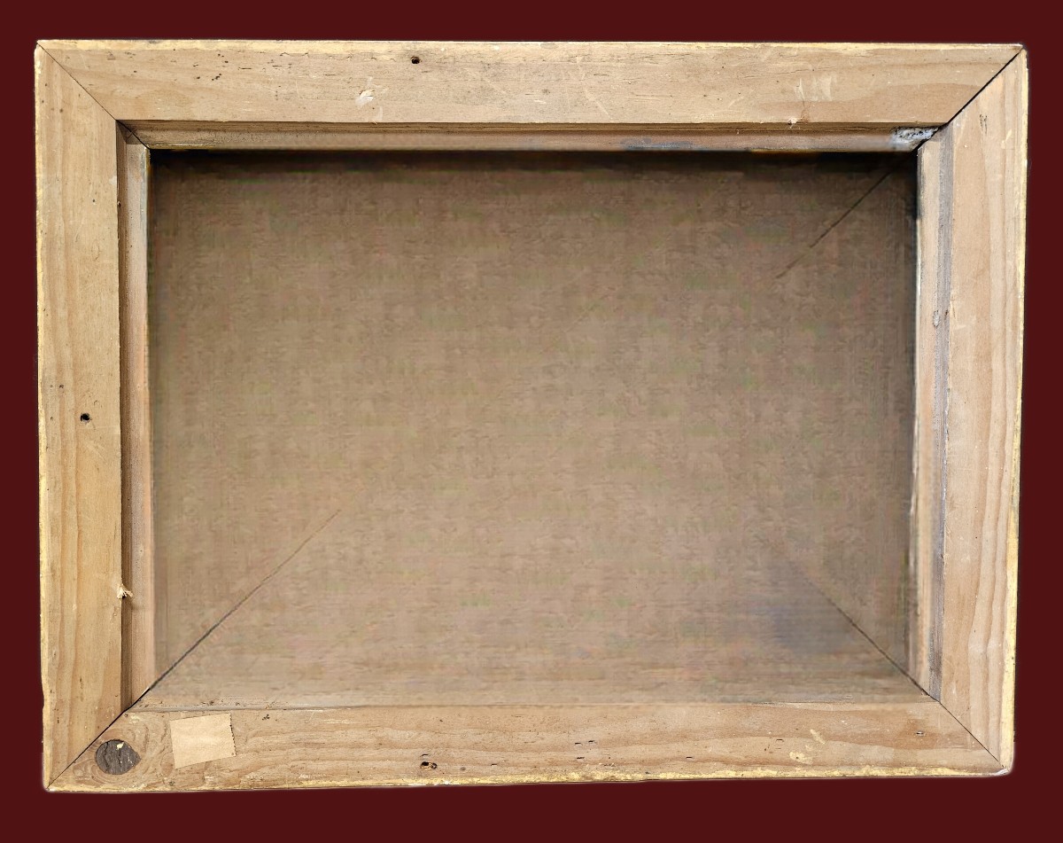 Cadre Doré Du XIXème Siècle-photo-2