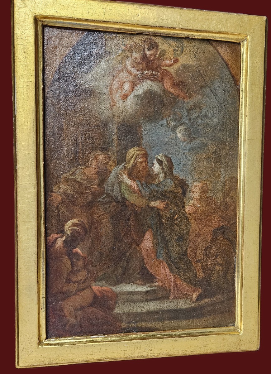 ECOLE FRANCAISE DU XVIIIème Siècle LA VISITATION