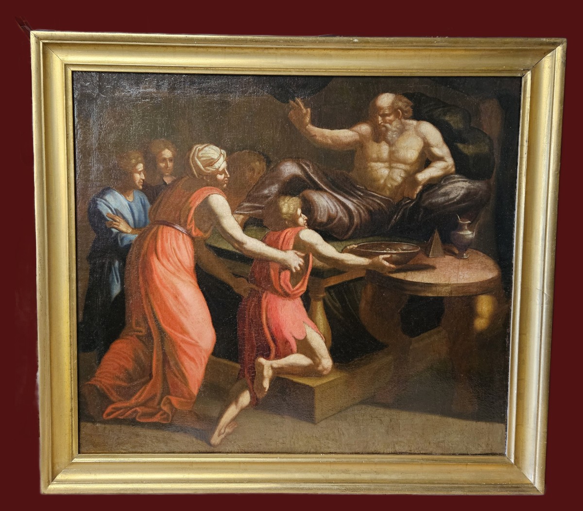 17th Century School The Blessing Of Jacob