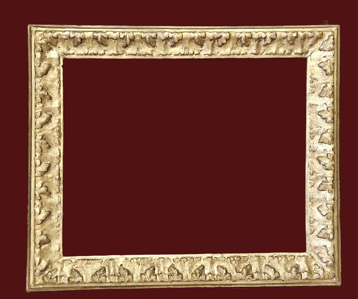 17th Century Gilt And Sculpted Frame, Italy