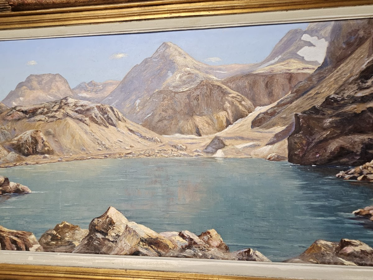 Paul Berthier 1879 1916 Lake Of Petit Doménon-photo-4