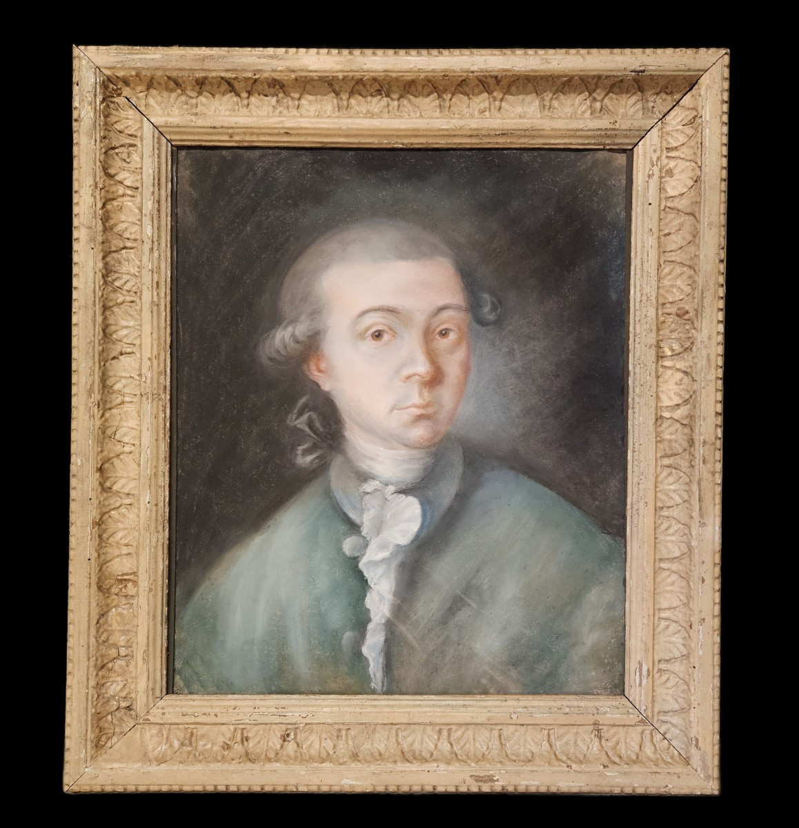 PORTRAIT AU PASTEL DE FANCOIS DE VARICOURT 1760 1789