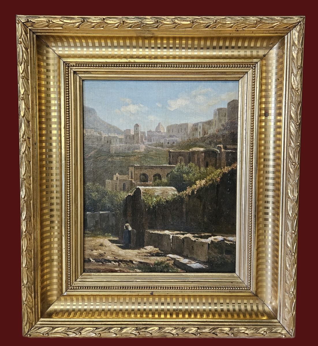 19th Century School View Of Ancient Rome