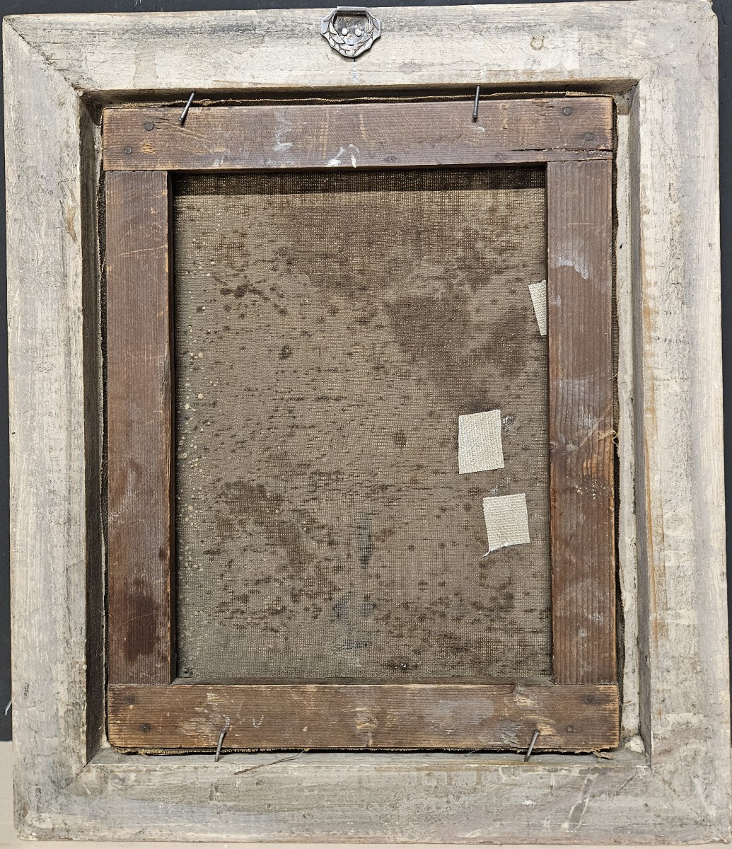 Retour De Pêche Sur La Grève Ecole Française Du XIXème Siècle-photo-2