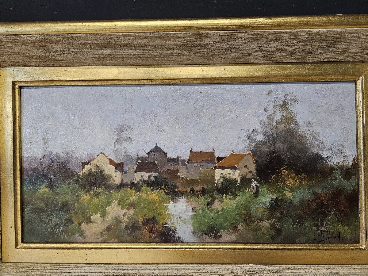 Large Landscape By Eugène Galien Laloue (1854-1941), Signed With The Pseudonym L. Dupuy-photo-3