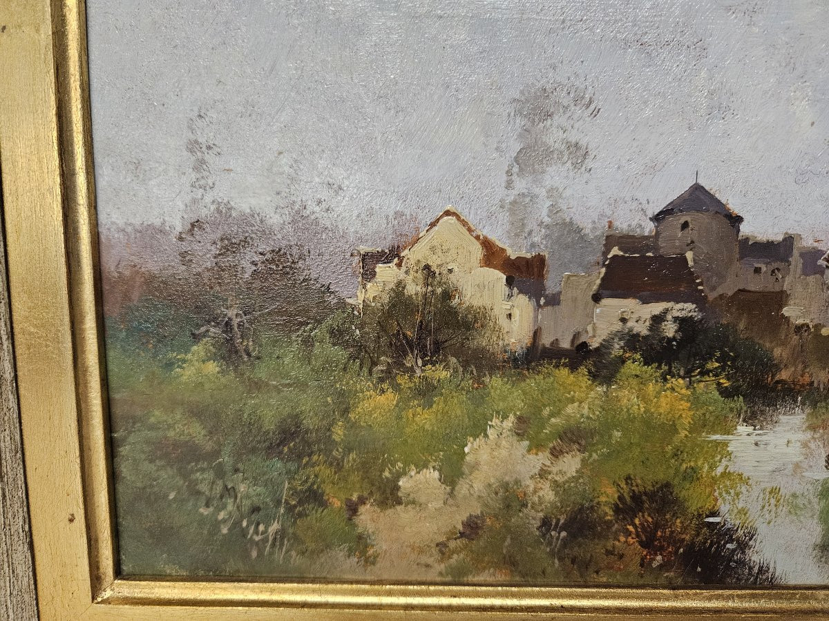 Large Landscape By Eugène Galien Laloue (1854-1941), Signed With The Pseudonym L. Dupuy-photo-4